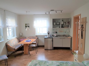 Küche des Appartements